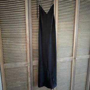 Black Satin Dress